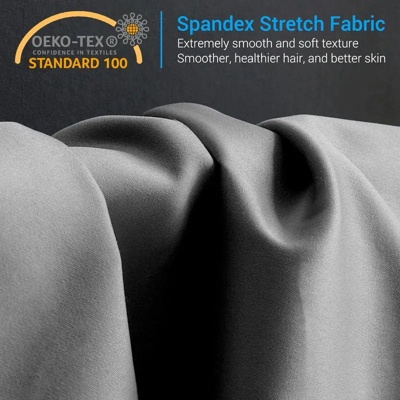 2-Pack Premium Silky Super Cooling Dark Gray Pillowcases – Arc-Chill Extreme Q-Max 0.5