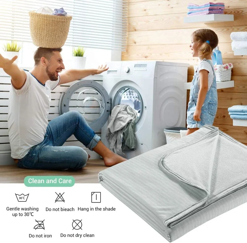 Elegear Cool Fiber Q-Max 0.4 Double-Sided Ice Silk Cooling Blanket – Gray