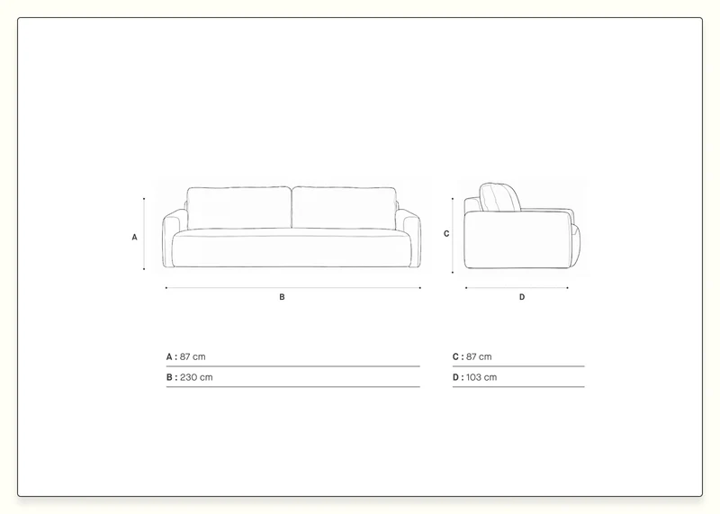 Canapé convertible CLOUD