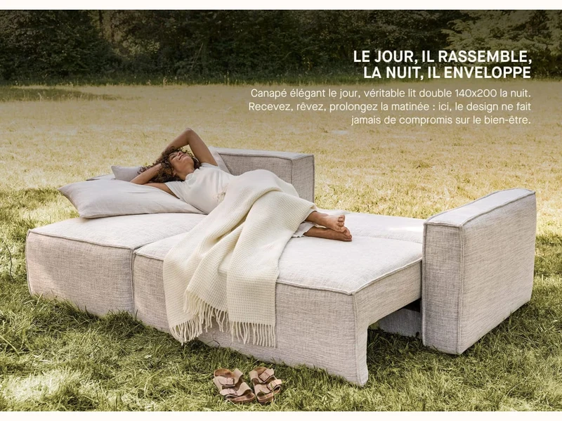 Canapé convertible d'angle FOLIA