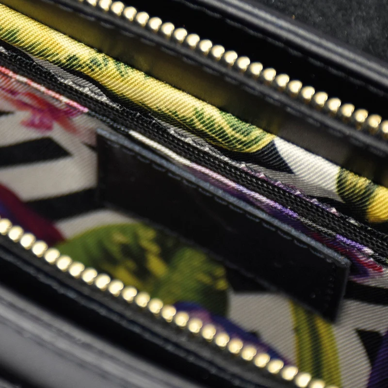 Sac bandoulière Peuplier en cuir croco