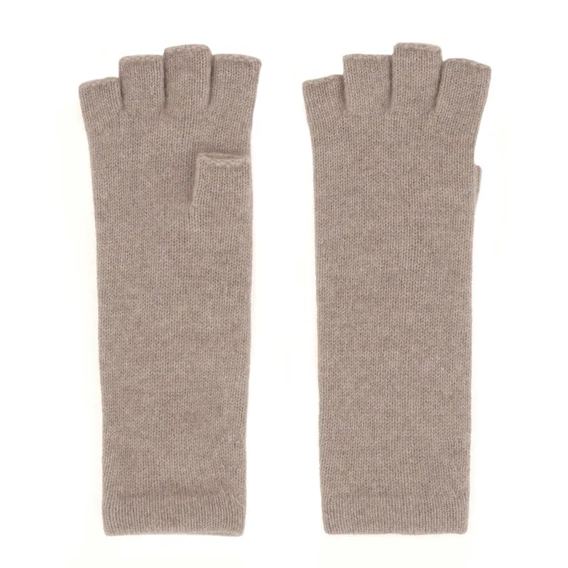 Mitaines cachemire - Taupe