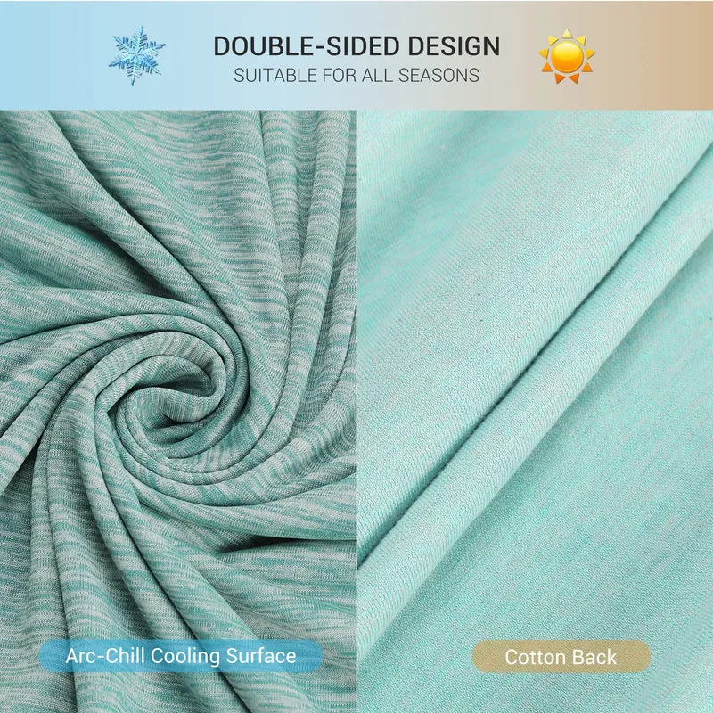 Revolutionary Green Cooling Pillowcases Set of 2 – Arc-Chill Pro Q-Max 0.4