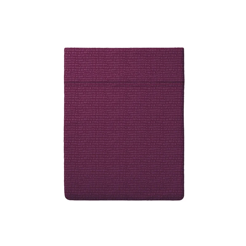 Drap plat satin de coton - Pollen Prune