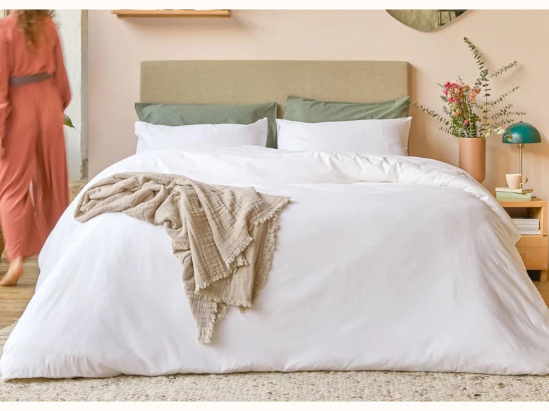 Drap housse coton bio