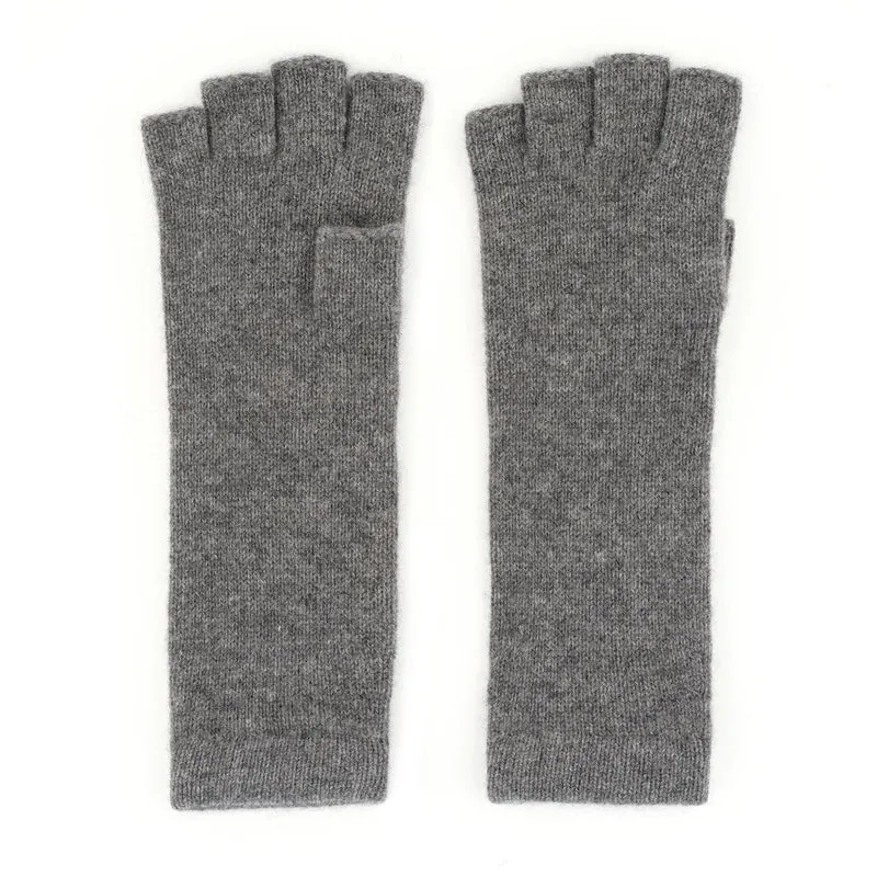 Mitaines cachemire - Gris