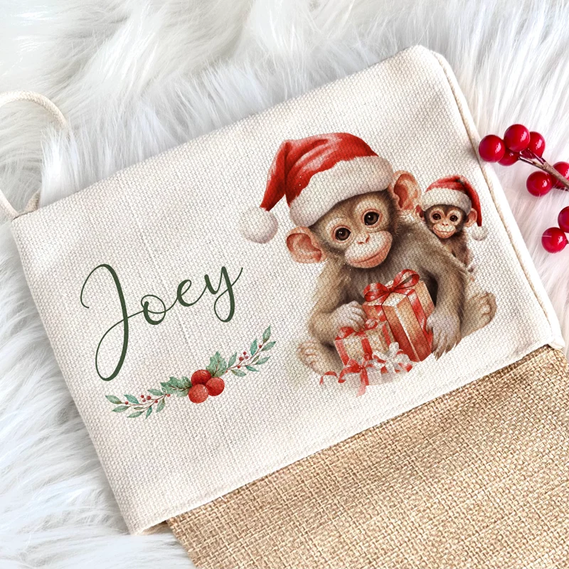 Weihnachtsstrumpf Pferd für Mädchen u. Teenager mit Namen zum Nikolaus und Weihnachten personalisiert | Nikolausstrumpf Pony Geschenkidee für Kinder I 7 Motivvarianten zur Auswahl