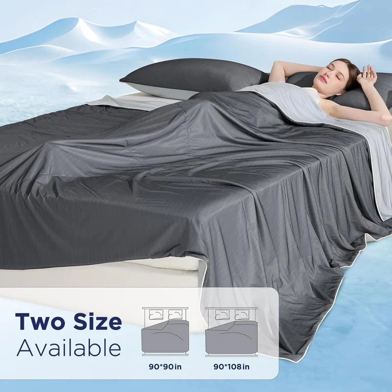 Arc-Chill 3.0 – Q-max＞0.55 Featherlight & Breathable Gray Cooling Comforter