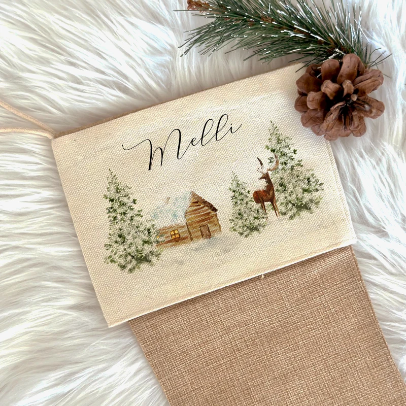 Nikolausstrumpf personalisiert Nikolausstiefel Kinder Erwachsene Weihnachtsstrumpf Name Weihnachtsstiefel Nikolaussocke Weihnachtsgeschenk
