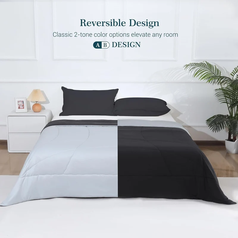 Ultra Soft Cloudy 3D Cooling Comforter Arc-chill Extreme Q Max 0.5-Black & Gray