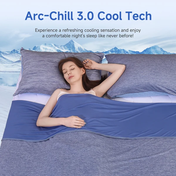 Revolutionary Cooling Blanket ＆Pillowcase Bundle