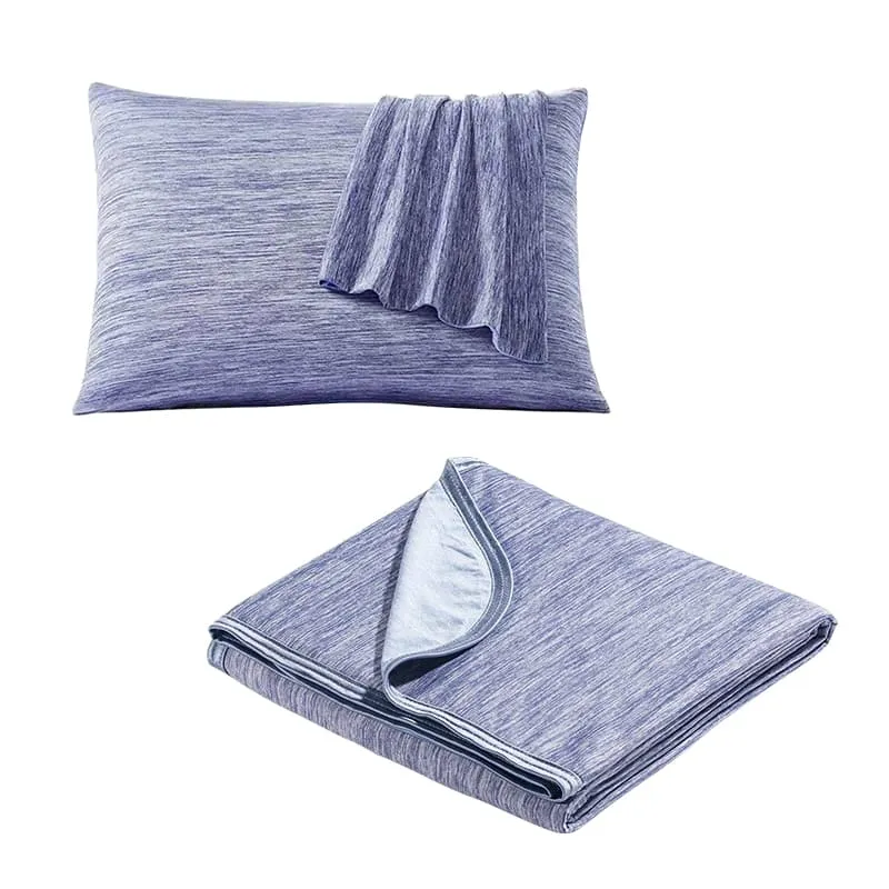 Revolutionary Cooling Blanket ＆Pillowcase Bundle