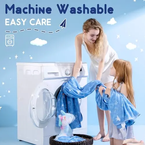 Elegear Glow-in-the-Dark Kids Cooling Blanket – Q-Max > 0.5, Fun & Skin-Friendly