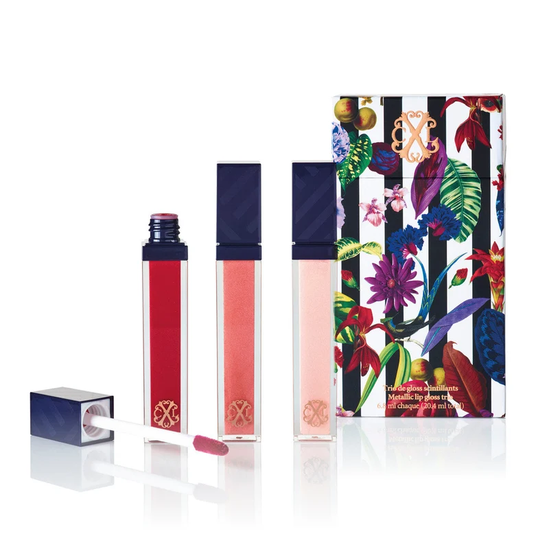 Trio de gloss scintillants