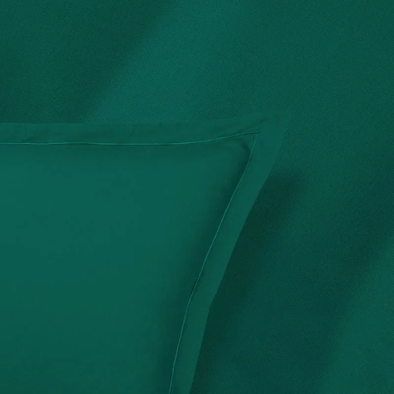 Ensemble de draps satin de coton - Uni 1 baratta Vert 02