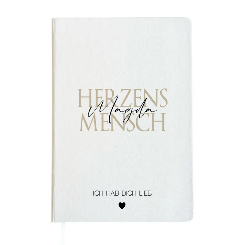 Notizbuch Freundin Geschenk mit Namen personalisiertes Notizheft weltbeste Freundin, weltbester Freund, Partner, Herzensmensch