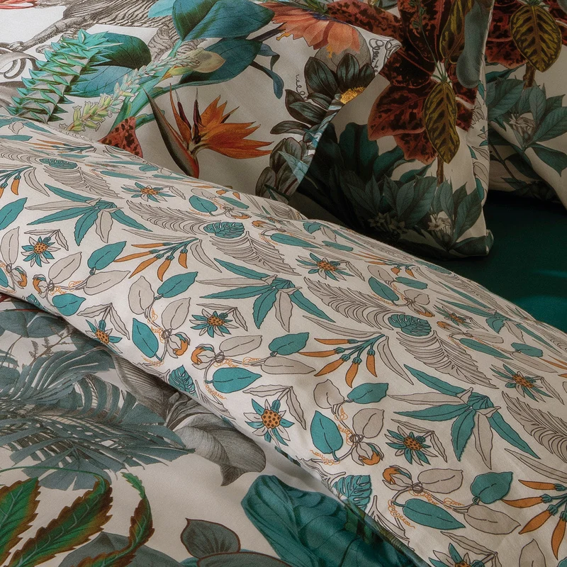 Drap-housse satin de coton - Vert