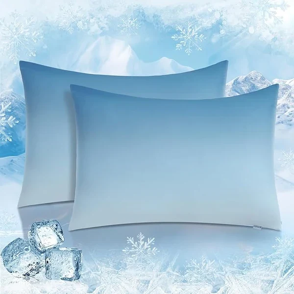 Elegear Cooling Bedding Set – 2 Pack Cooling Pillowcases & Arc-Chill Cooling Comforter, Breathable, Soft & Lightweight, Q-Max >0.5