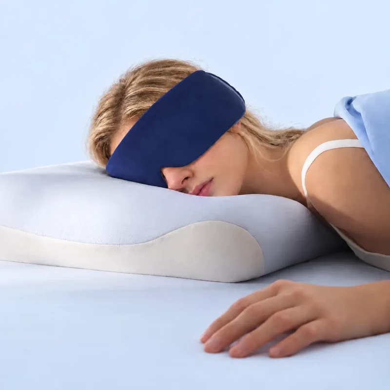 Elegear Aircool Sleep Mask, Side Sleep Without a Hard Buckle Between You and Your Pillow
