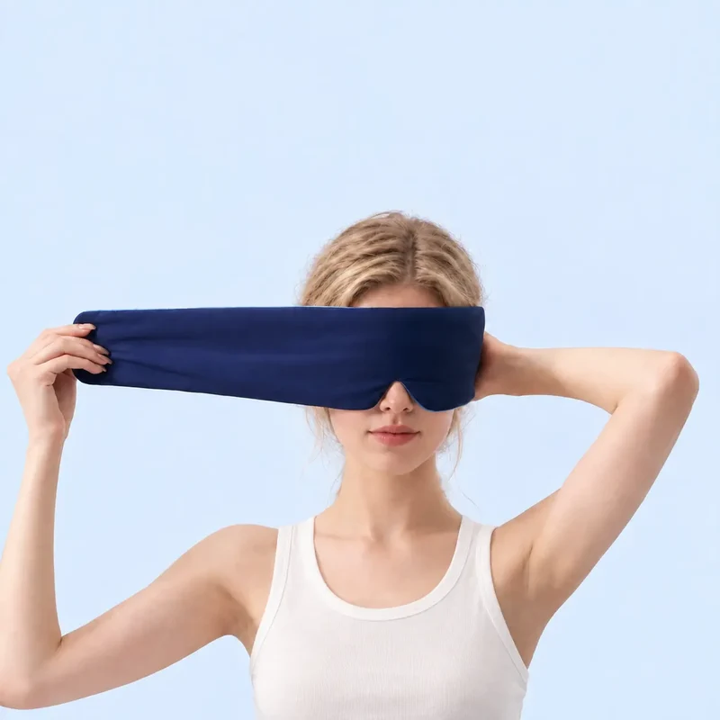 Elegear Aircool Sleep Mask, Side Sleep Without a Hard Buckle Between You and Your Pillow