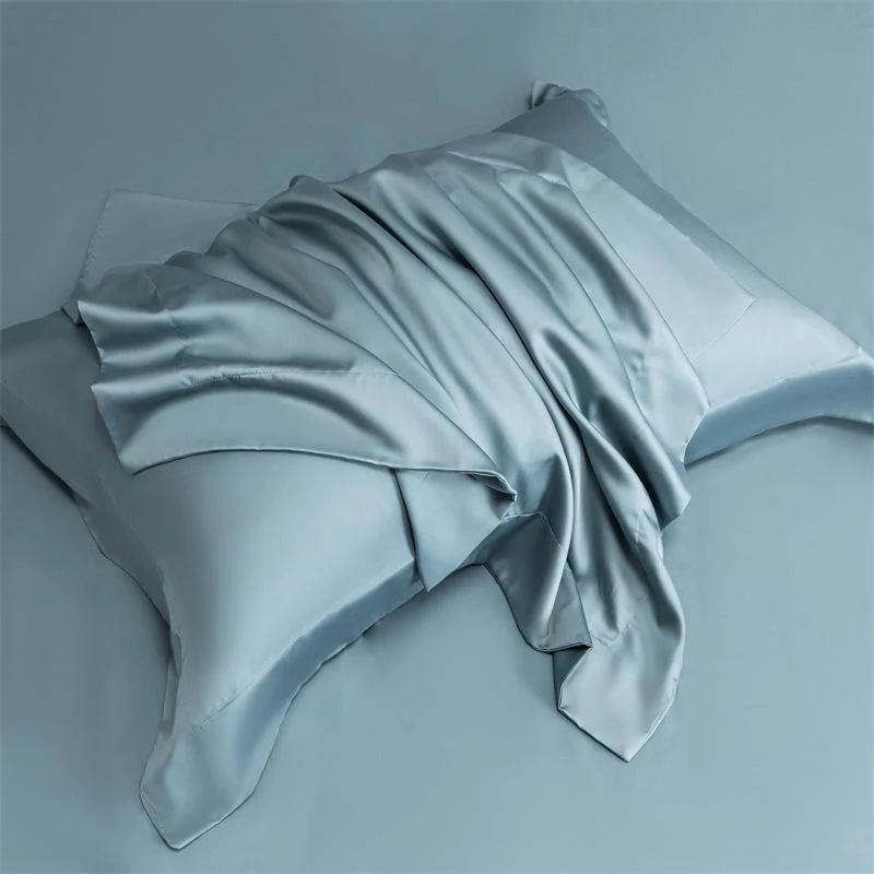 2 Pack for Silk Pillowcase for Hair and Skin, Natural Silk Pillow Case with Zipper, Both Sided Pure Silk Pillow Cover for Women