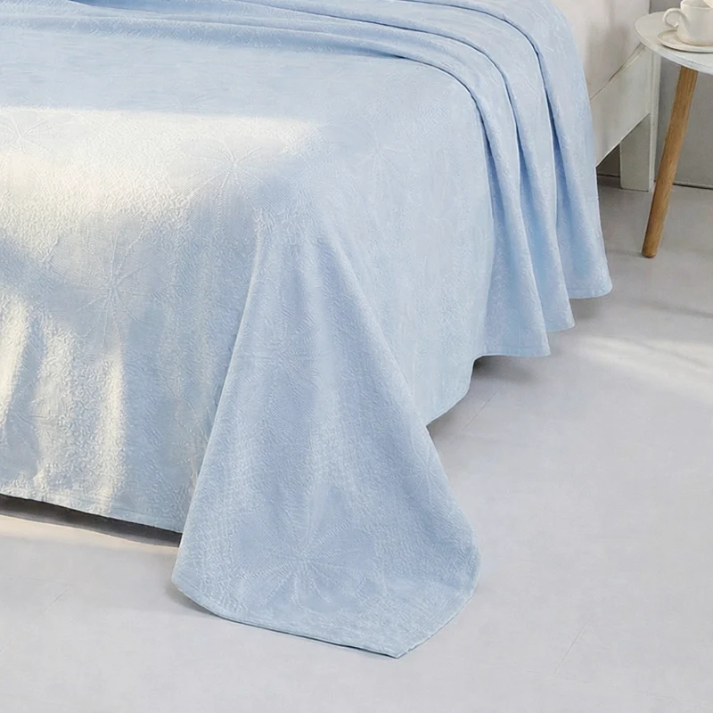 Arc-Chill Bamboo Fiber Cooling Blanket – Breathable Summer Throw for Kids & Adults, Lightweight Baby-Safe Nap Blanket