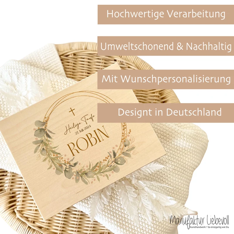 Taufgeschenk Erinnerungskiste Baby Erinnerungsbox Babygeschenke Taufe Geschenk Baby Name Holzkiste Jungen Taufgeschenk Mädchen Kind Holzbox