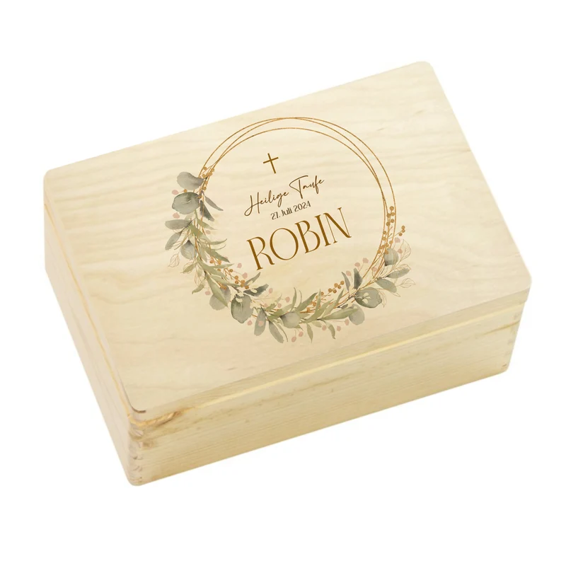 Taufgeschenk Erinnerungskiste Baby Erinnerungsbox Babygeschenke Taufe Geschenk Baby Name Holzkiste Jungen Taufgeschenk Mädchen Kind Holzbox