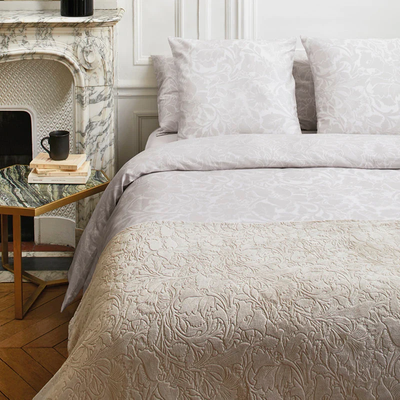 Maxi plaid/couvre-lit - Arabesque taupe