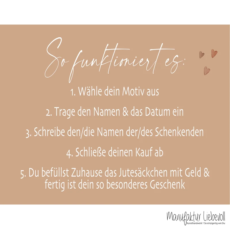 Geschenkbox zur Einschulung – personalisierte Holzbox mit Trockenblumen & Geldsäckchen