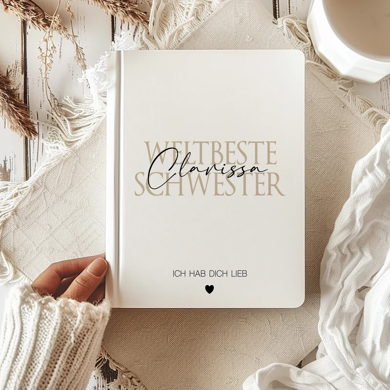 Notizbuch personalisiert Familien Geschenk Mama Notizheft Tochter Geburtstag Geschenk Schwester Papa Oma Opa Bruder Sohn