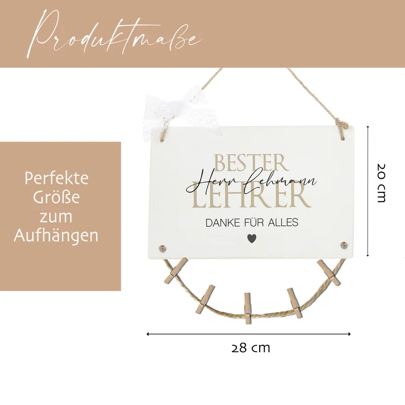 Fotogeschenk Leherin Geschenk Geburtstag Lehrer Namen Abschiedsgeschenk Schule Geburtstagsgeschenk
