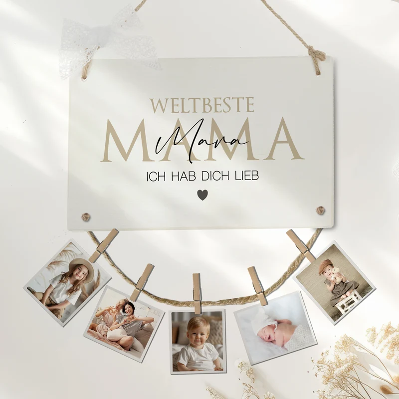 Fotogeschenk Mama Geschenk Geburtstag Geburtstagsgeschenk Mama Namen Muttertag