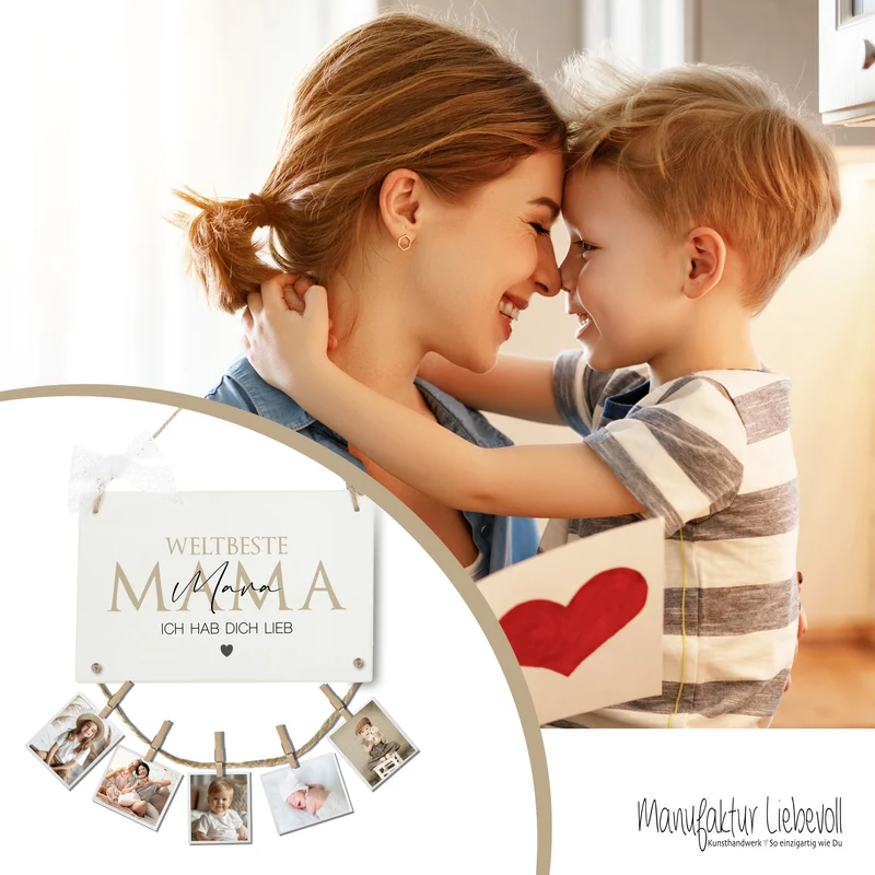 Fotogeschenk Mama Geschenk Geburtstag Geburtstagsgeschenk Mama Namen Muttertag