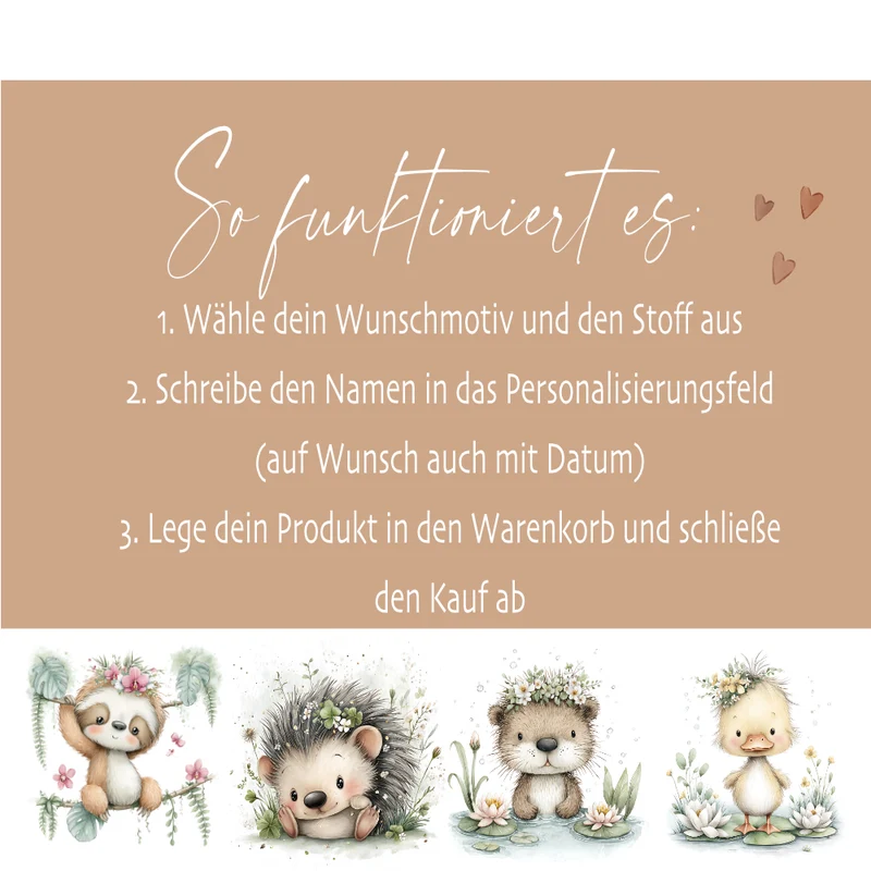 Personalisierte Schultüte aus Stoff – Individuelle Zuckertüte mit Namen & Motiv – 35cm & 70cm
