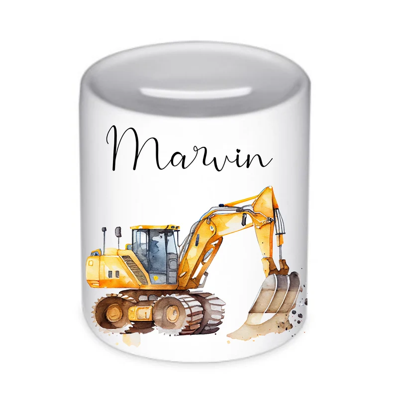 Spardose "Löwe" mit Namen für Jungen | Geschenk für Kinder Teenager | Personalisiertes Geldgeschenk I Geschenkidee zum Geburtstag | 10 Motive zur Auswahl