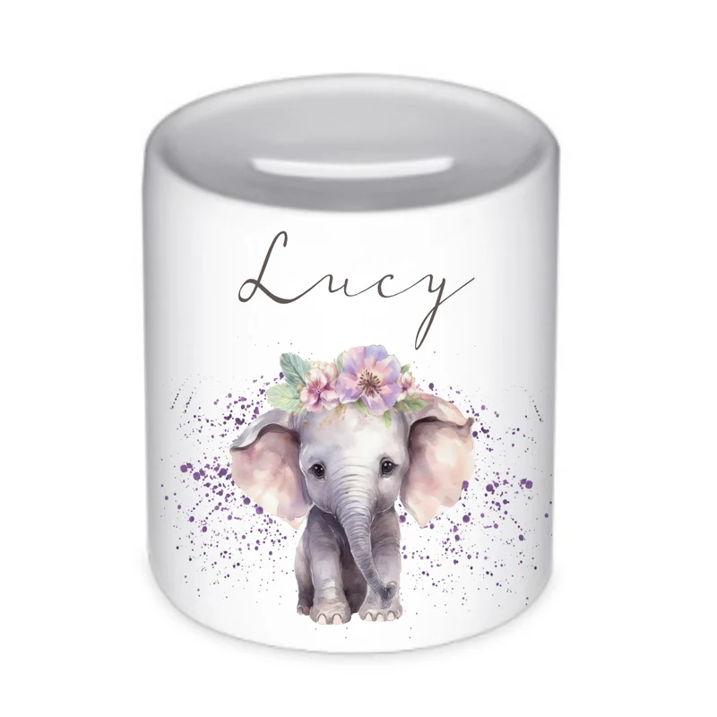 Spardose "Löwe" mit Namen für Jungen | Geschenk für Kinder Teenager | Personalisiertes Geldgeschenk I Geschenkidee zum Geburtstag | 10 Motive zur Auswahl