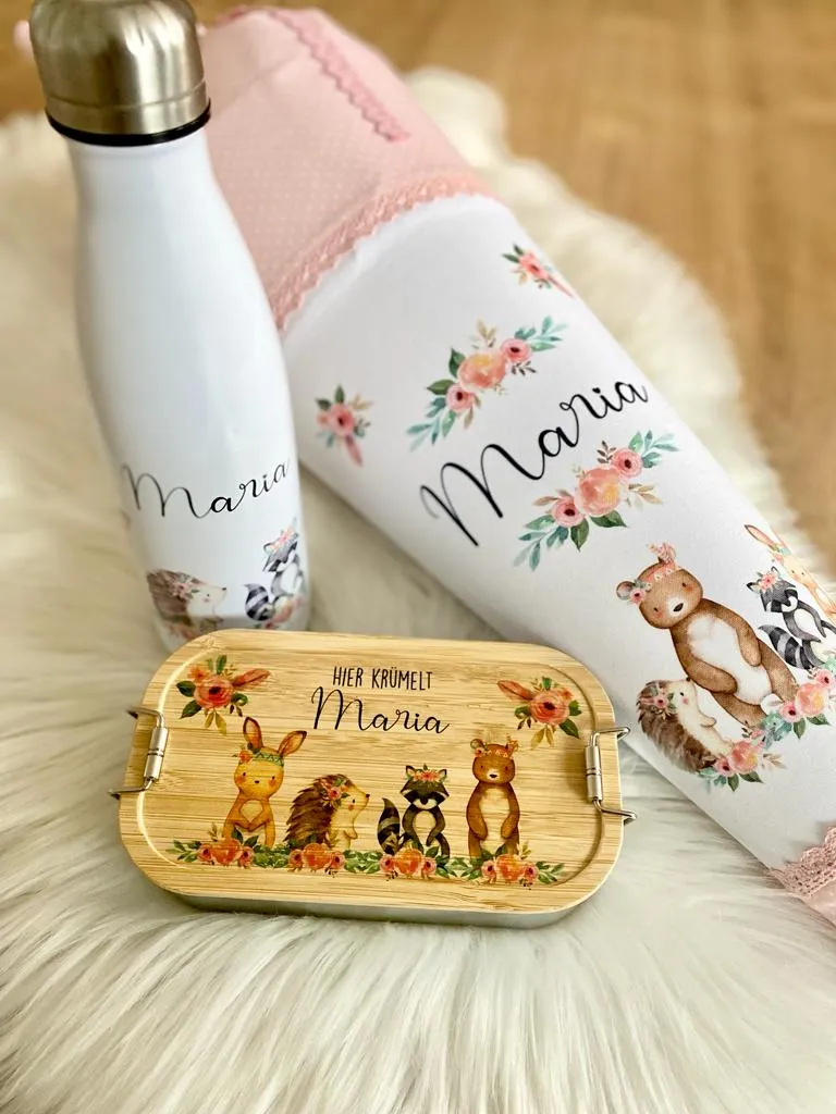 Personalisiertes Geschenk Set für Kinder zur Geburt, zum Geburtstag, zur Einschulung selbst zusammenstellen | 12 Geschenkideen zum Auswählen