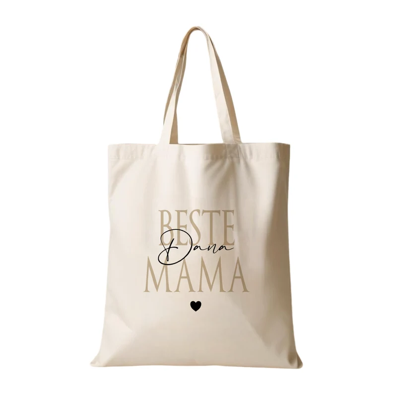 Personalisierter Stoffbeutel, 3 Motive: Beste Mama, Beste Oma, Beste Schwester