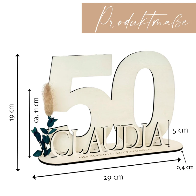 Geburtstag Geschenk Frauen & Männer 18 20 30 40 50 60 70 80 90 Geldgeschenke Gästebuch Holz Geburtstag LED Deko Personalisierte Geburtstagsgeschenke