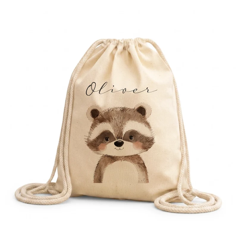 Kinder-Rucksack & Turnbeutel im Boho-Stil – Personalisiert für Kindergarten & Kita, Kinderbeutel