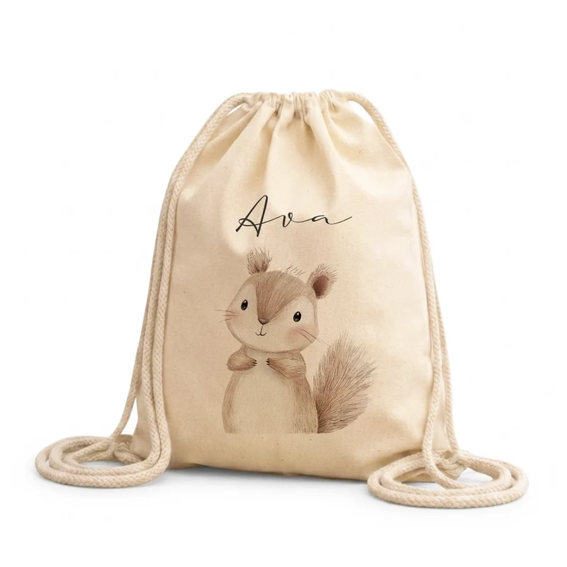 Kinder-Rucksack & Turnbeutel im Boho-Stil – Personalisiert für Kindergarten & Kita, Kinderbeutel