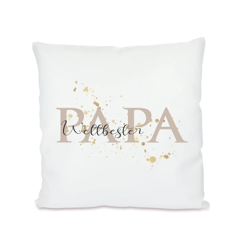 Kissen für den Weltbesten Papa | Kissengeschenk für Väter | Persönliches Geschenk