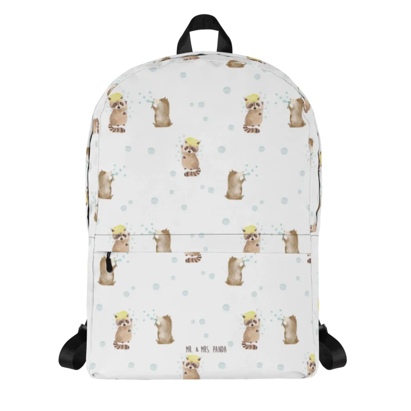 Rucksack Waschbär Muster