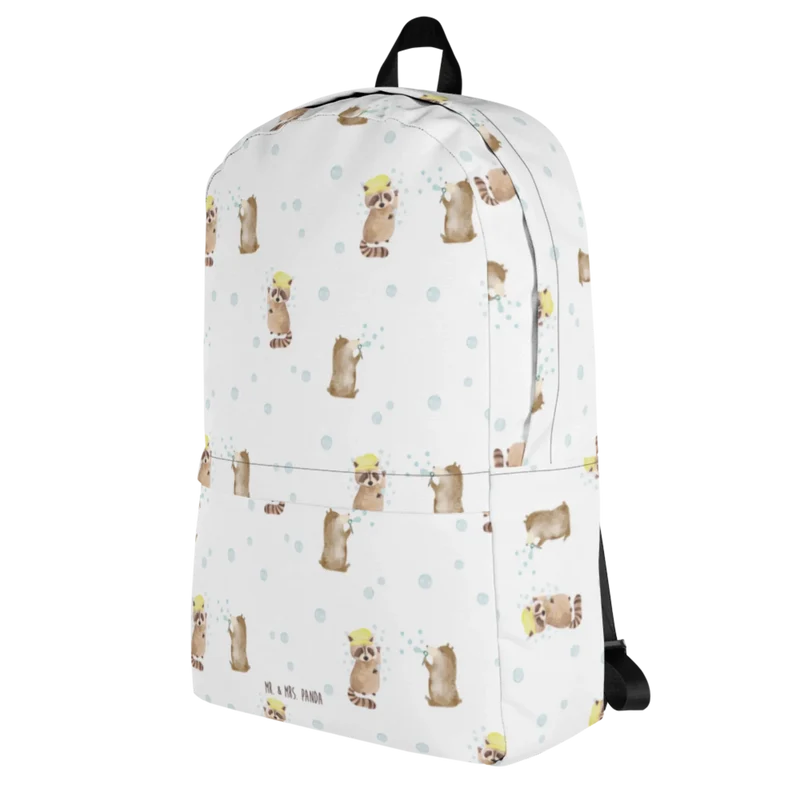 Rucksack Waschbär Muster