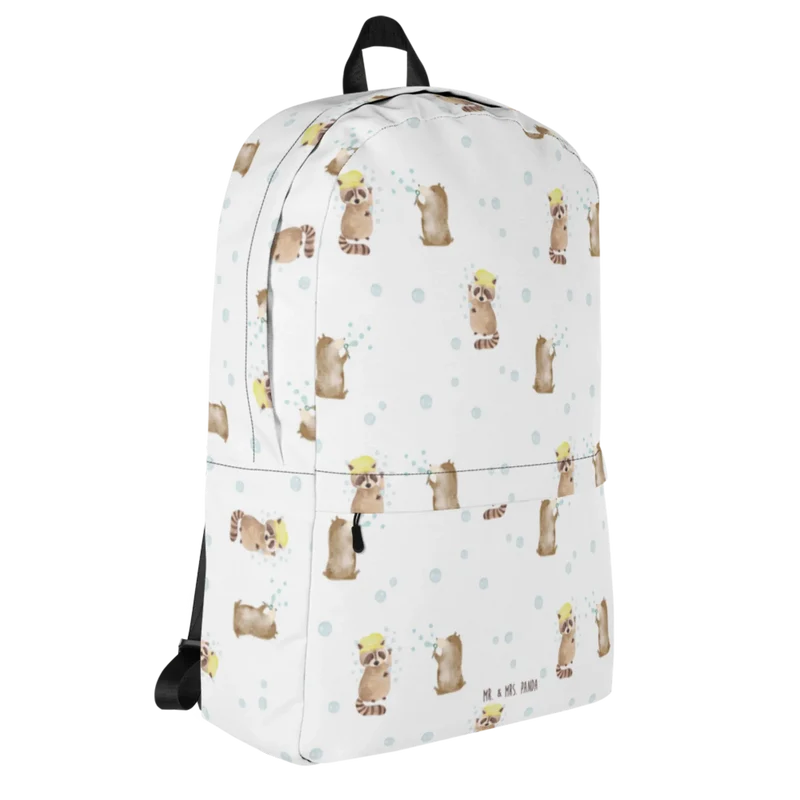 Rucksack Waschbär Muster