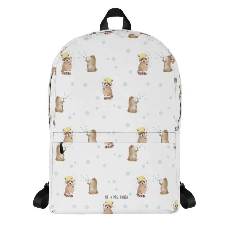 Rucksack Waschbär Muster