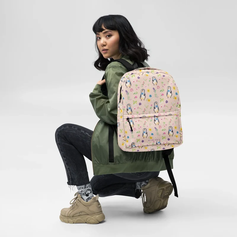Rucksack Pinguin Lolli Muster