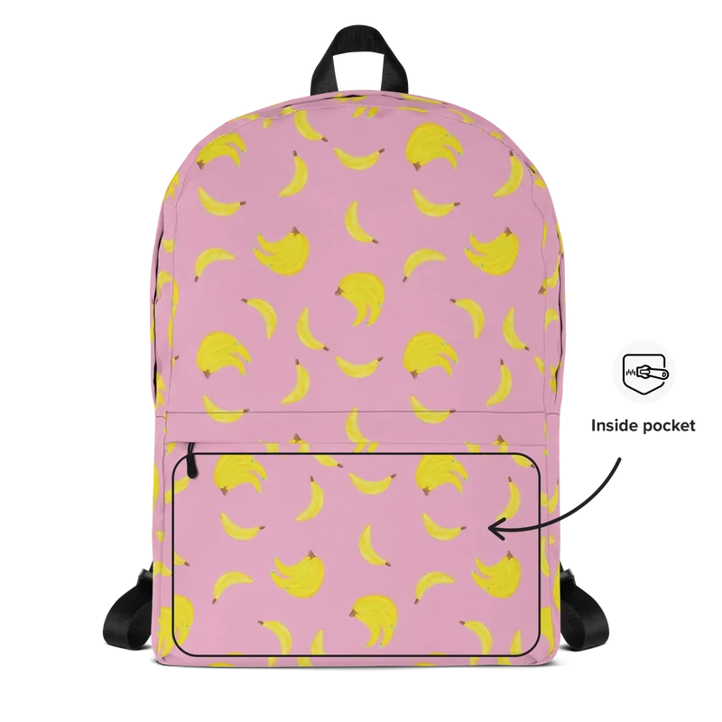 Rucksack Bananen Staude Muster