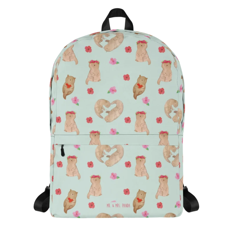 Rucksack Otter Herz Muster